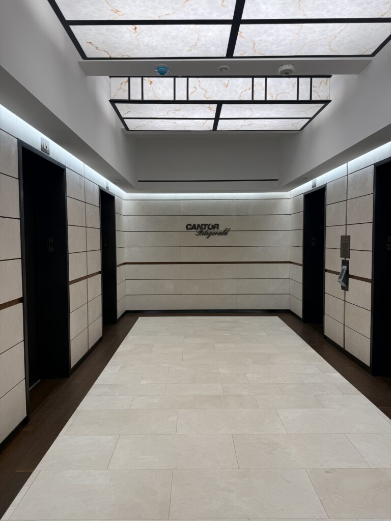 cantor fitzgerald lobby